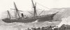 AUSTRALIA. Stranding of Orient steamship Sorata Jervis point, south 1880 print