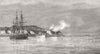 CHILE. The Civil war in Chile 1891 old antique vintage print picture