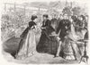 REGENTS PARK. Princess Mary of Teck giving prizes Royal Botanic Society 1870