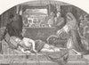 SHAKESPEARE. Lear and Cordelia 1849 old antique vintage print picture