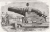 SHOEBURYNESS.William Armstrong 600 LB gun Big Will;Warrior floating target 1863