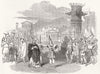 EGYPT. New Extravaganza of Sphinx Haymarket Theatre 1849 old antique print