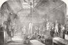 LIVERPOOL. Sculpture Gallery & Drawing-school, mechanics Inst 1844 old print