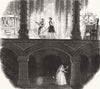 VENICE. Opera of Brides Drury Lane theatre 1844 old antique print picture