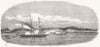SIERRA LEONE. The Teazer attacking Medina, on the Sierra Leone river 1853