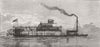 SOUTH AMERICA. Stern-wheel ship of steel for river Magdalena 1880 old print