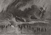 CORNWALL. Richard Lewis lifeboat landing a shipwrecked crew at Penzance 1867