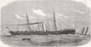 US CIVIL WAR.The Late confederate war-steamer Tallahassee,now at Liverpool 1865
