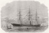US AMERICAN CIVIL WAR. Confederate Cruiser Shenandoah in the Mersey 1865 print