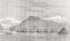 COLOMBIA. Cartagena Harbour & Escombrera bay, with fleet assembled there 1873