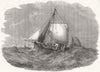 ENGLISH CHANNEL. Cod-fishing off the Dogger Bank 1847 old antique print