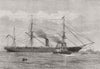 DEVON. Steam-Tug at Plymouth taking Troops to the Himalaya for the Ghana 1873