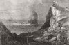 ANTARCTICA. The Wreck of the Megaera. A Sail in Sight 1871 old antique print