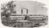 PAKISTAN. Model steamer, built for the Indus steam Flotilla company 1859 print