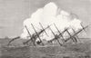 KENT. Last of Grosser Kurfurst-an Eye-witness at Folkestone 1878 old print