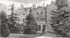 BUCKINGHAMSHIRE. Hughenden Manor-The Principal front 1881 old antique print
