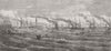 SPAIN. The 3rd division of the Spanish army leaving Malaga for Morocco 1859