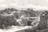 MORBIHAN. A Buried city-Excavations at Carnac, Brittany 1875 old antique print