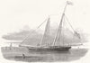 USA. The United States clipper yacht America, of the New York yacht club 1851