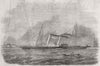 AUSTRIA. Fantasie Yacht, built Rennie for Archduke Maximilian of 1858 print