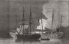 LANDSCAPES.Attempt by the Chinese to Burn the Comus by means of Fire-ships 1857