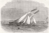 ROYAL LONDON YACHT CLUB. Struggle Coalhouse Pt; Phantom; Queen; Chrystabel 1861