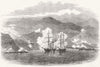 MOROCCO. Recapture English Brig Moorish Pirates HMS Polyphemus, coast Rif 1848