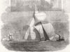 MASSACHUSETTS. Boston Regatta-Waterwitch, winner of cup, Frieston shore 1856