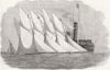 ROYAL THAMES YACHT-CLUB. Chapman head;Camellia;Quiver;Nymph;Flirt;Violet 1856