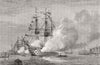 HAMPSHIRE. Flagships at Portsmouth firing Salute of 21 guns Day Wedding 1874