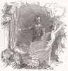 SHAKESPEARE. covent-garden Theatre. The Story of Prospero 1847 old print