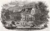 GERMANY. Reinhardsbrunn, a Country seat of the Duke Of Saxe-Coburg-Gotha 1860