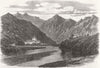 BHUTAN. The War in Bhutan. Punakha, Bhutan 1866 old antique print picture