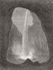ICELAND. Sketches of Iceland. Waterfall of Kvarnararfoss, near Skogar 1866