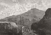 BULGARIA. Guns Russians road from Gabrova to Shipka Pass 1877 old print