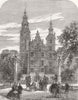 DENMARK. The Prince and Princess at the Gate of Rosenborg Castle 1864 print