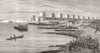 SERBIA. The War. Smederevo, on the Danube 1876 old antique print picture