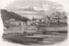 WEST VIRGINIA. The Civil war in America. Harper's Ferry, Virginia 1861 print