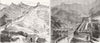 CHINA. Is the Great Wall of China a Myth? 1887 old antique print picture