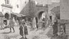 MOROCCO. The Main Street, Tangier Morocco 1887 old antique print picture