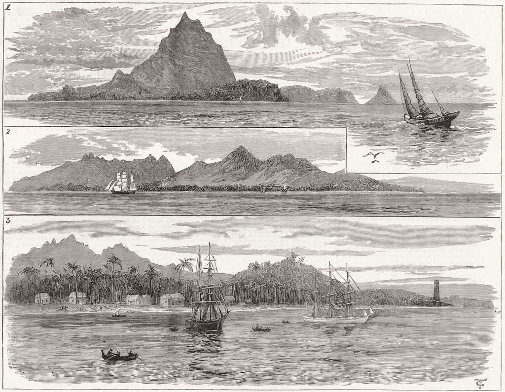 JAVA.Volcanic Eruption-Krakatoa Anjer, completely destroyed; Sunda ...