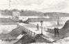 EGYPT. War in. Rosetta gate of Alexandria. A False Alarm enemy approaching 1882