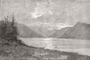 BRITISH COLUMBIA. mouth of the river Skeena 1881 old antique print picture