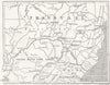 SOUTH AFRICA. Map of the Transvaal and adjacent provinces 1881 old antique