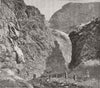 AFGHANISTAN. Disaster in; Pari Durrah-entry to Jugdulluk defile 1880 old print