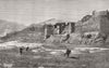 AFGHANISTAN. Disaster in; Bala Hissar, Citadel of Kabul 1880 old antique print