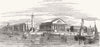 RUSSIA. The Admiralty, St Petersburg 1856 old antique vintage print picture