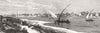 SUDAN. Khartoum, from the Nile 1885 old antique vintage print picture