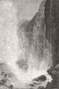 CAVES. Picturesque America. Cave of the winds, Niagara falls 1881 old print