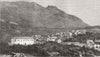 ITALY. Casamicciola and Mount Epomeo,in the Island of Ischia,Bay of Naples 1881